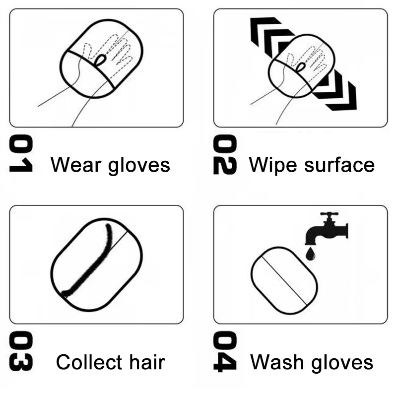InstaClean™Pet Hair Removal Glove